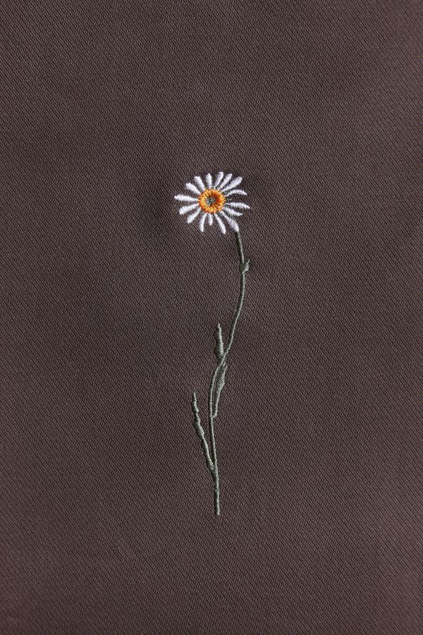 Шоппер Ромашка коричневый - фото 8