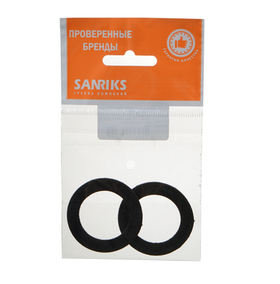 Прокладка резиновая (для воды) 1.1/2" (2шт.) (в пакете Sanriks тип 2)