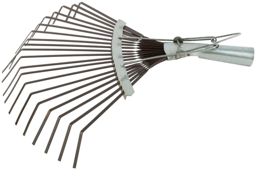 Грабли веерные железные регулируемые на черенке ММ