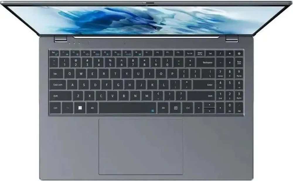 Ноутбук  Chuwi GemiBook Plus 15.6 ", Intel N, 16 Гб RAM, 512 Гб SSD, UHD Graphics, Серый