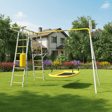 ROMANA Спорт Плюс 2 (желтый/серый) (с цепными качелями)