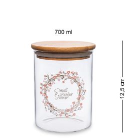 GS- 14/2 Банка для сыпучих «Цветочное очарование» 700мл
