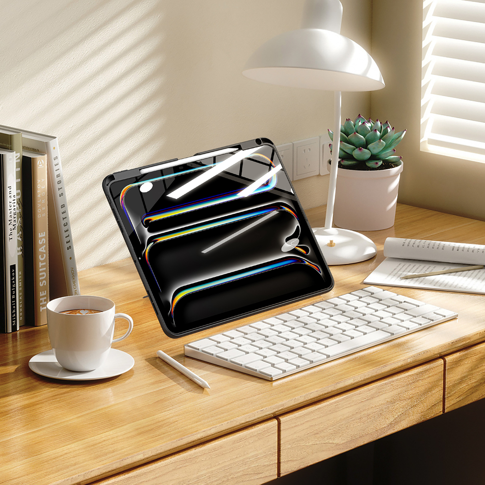 Чехол с многоугольной подставкой для планшета iPad Pro 13 (2024-), серия Axis Series Case от Dux Ducis