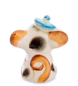 ГЛ- 559 Фигурка «Мышь Мотя» цв. (Гжельский фарфор)