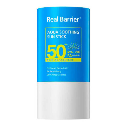Увлажняющий солнцезащитный стик Real Barrier Aqua Soothing Sun Stick SPF50+ PA++++. 21гр.