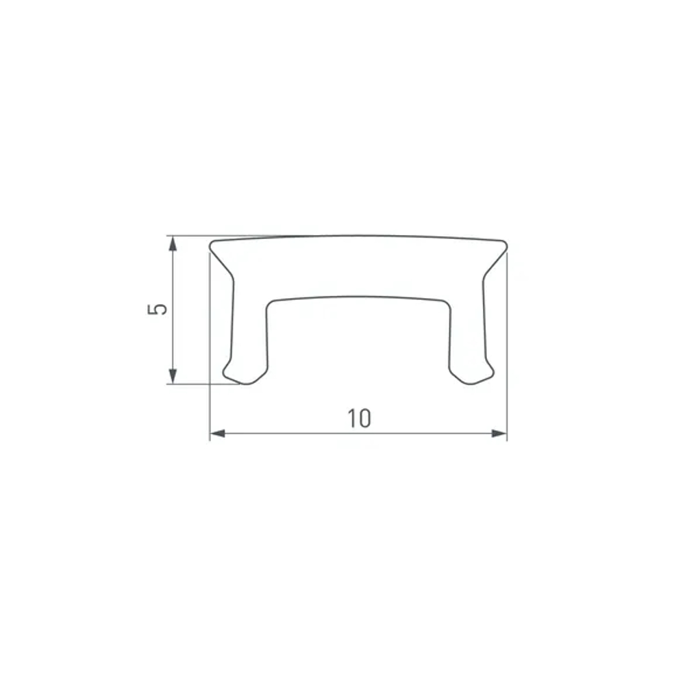 Экран W10-5000 SILICONE (Arlight, Силикон) 043661