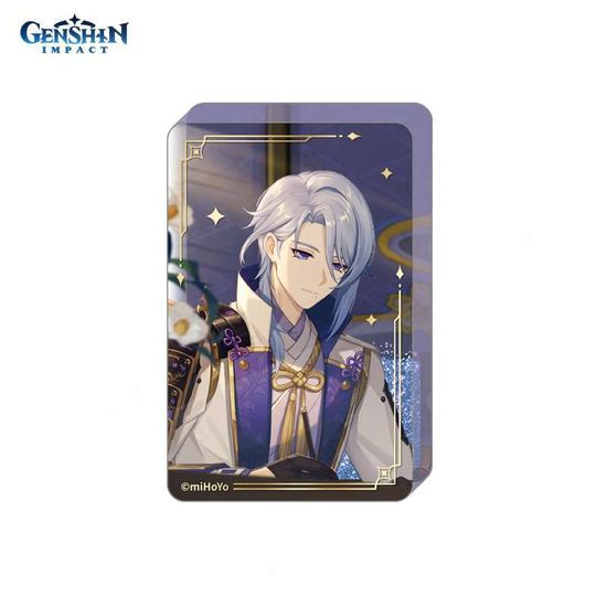 Орнаменты из акриловых блоков с эффектом зыбучих песков внутри Kamisato Ayato 6976068140665