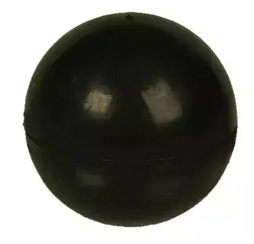 Игрушка для собак "Цельнорезиновый мяч", 8 см, черный