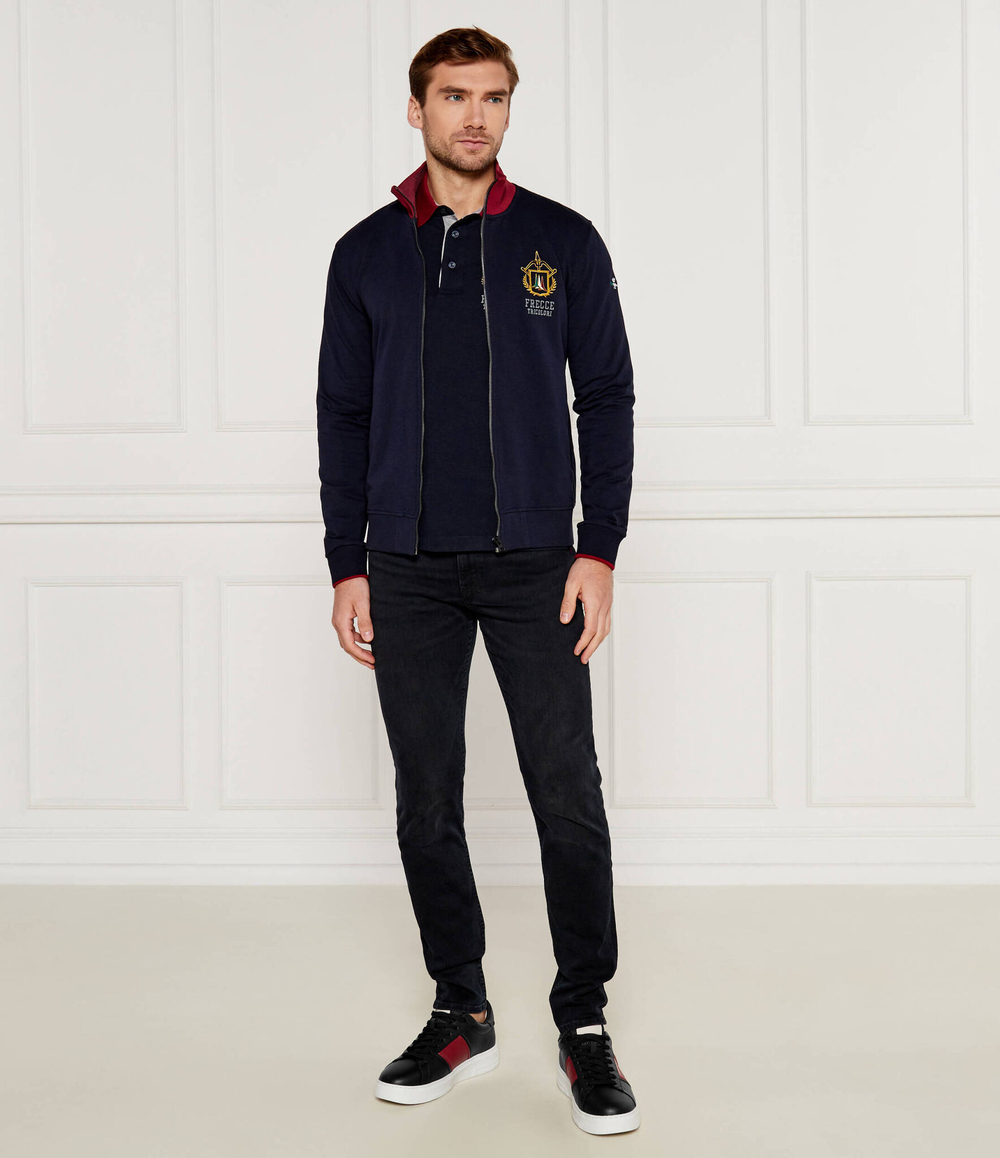 Кожаные кроссовки Emporio Armani - черный(X4X570 XN840)