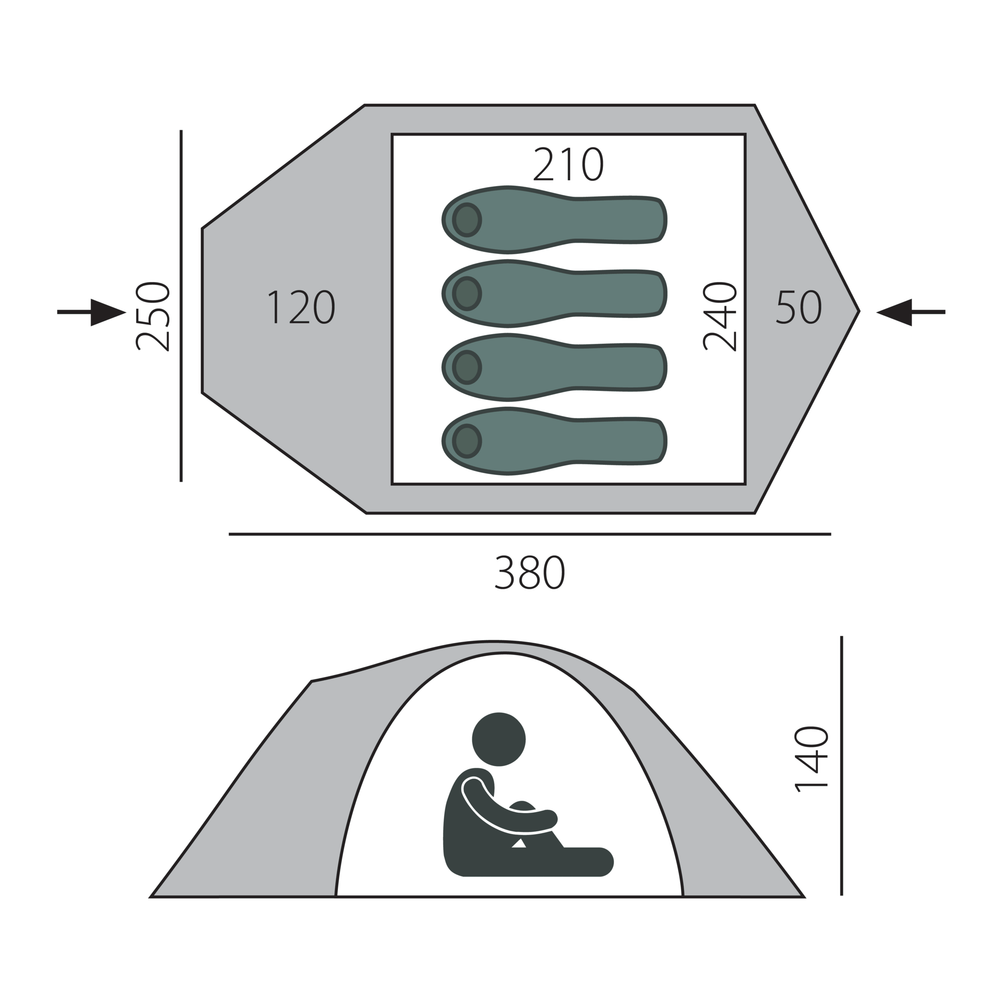 ПАЛАТКА BTRACE CHALLENGE 4
