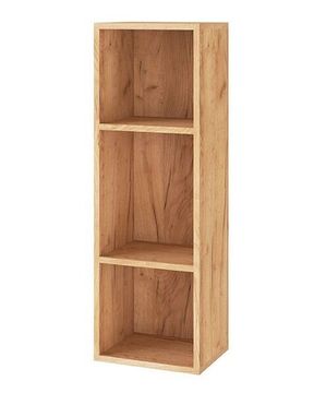 Пенал-надстройка КВАРТЕТ-13 дуб крафт золотой / белый поры дерева