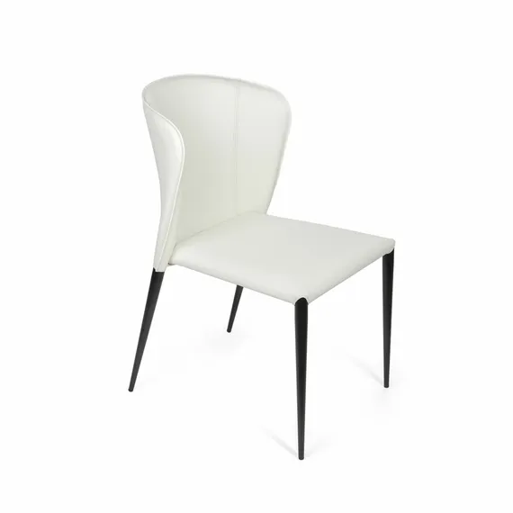 Стул Albert белая кожа