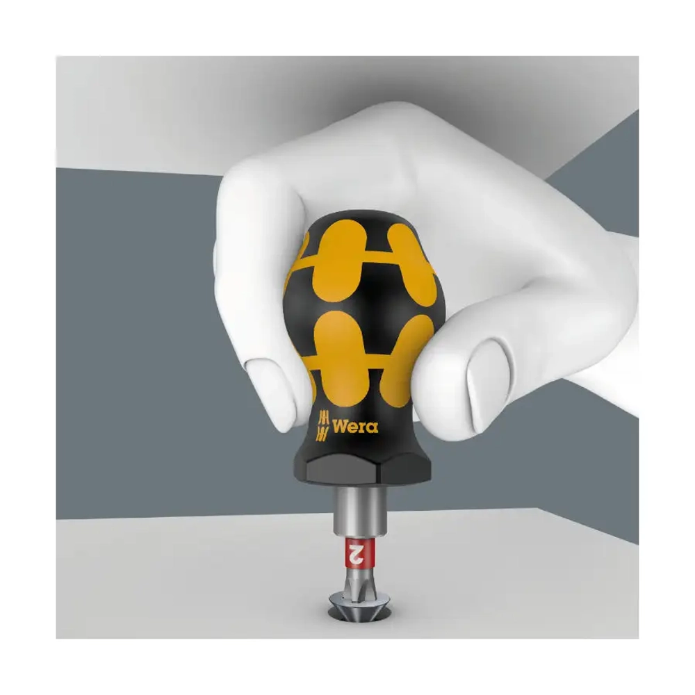 811/1 ESD Stubby Короткая pучка-битодержатель, с магнитом WERA 05008881001