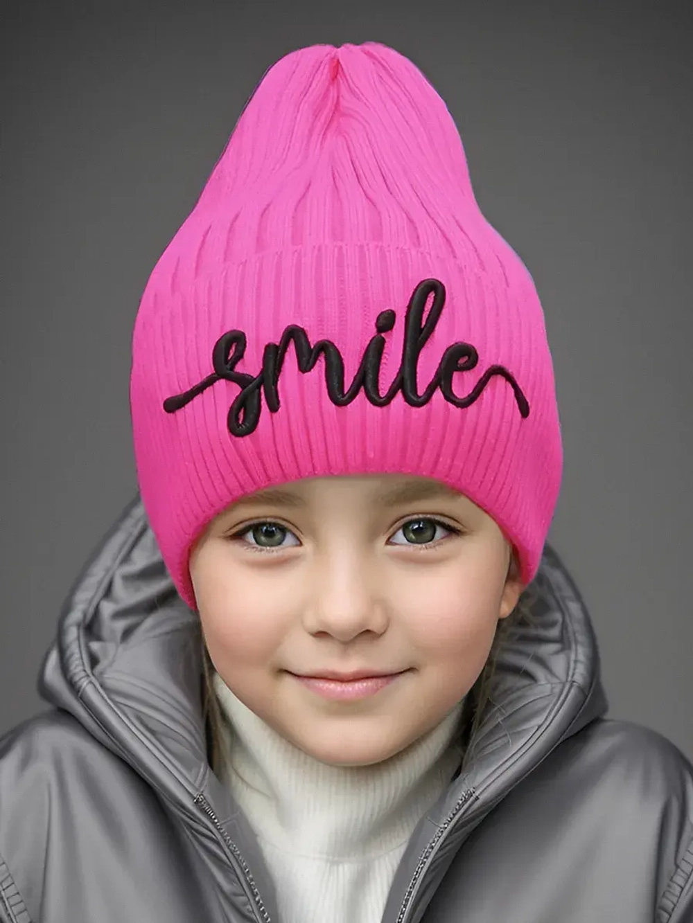 Шапка для девочки осенняя тыковка