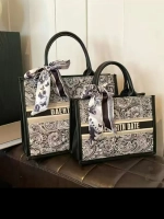 Сумка для учебы большая а4 тоут черная y2k с бантиком