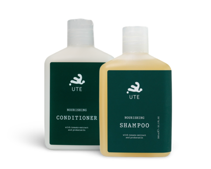 UTE Набор для питания и восстановления волос с про-кератином и томатом