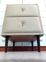 Ножки мебельные Черные прямые Шпага 150 мм/4шт