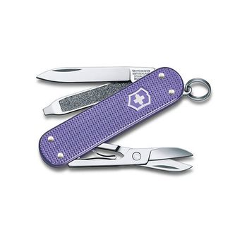 Нож-брелок Victorinox Classic SD Alox Colors "Electric Lavender" 58 мм 5 функций (0.6221.223G)