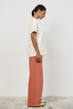 Брюки широкие, футер