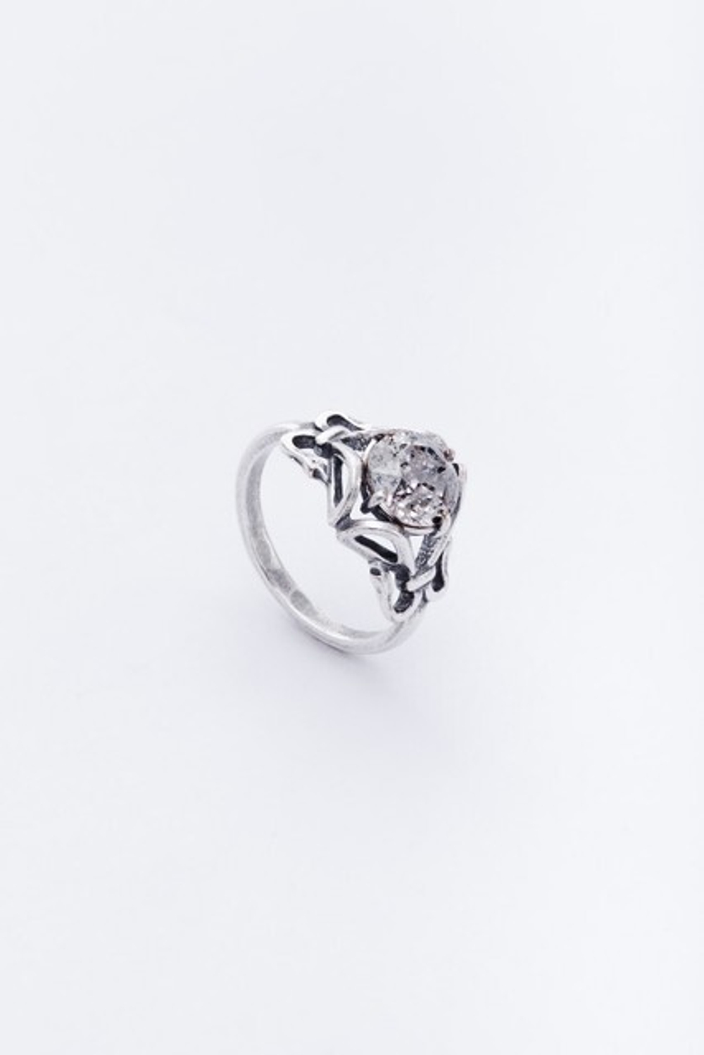 "Паккарик" кольцо в серебряном покрытии из коллекции "Брызги шампанского" от Jenavi