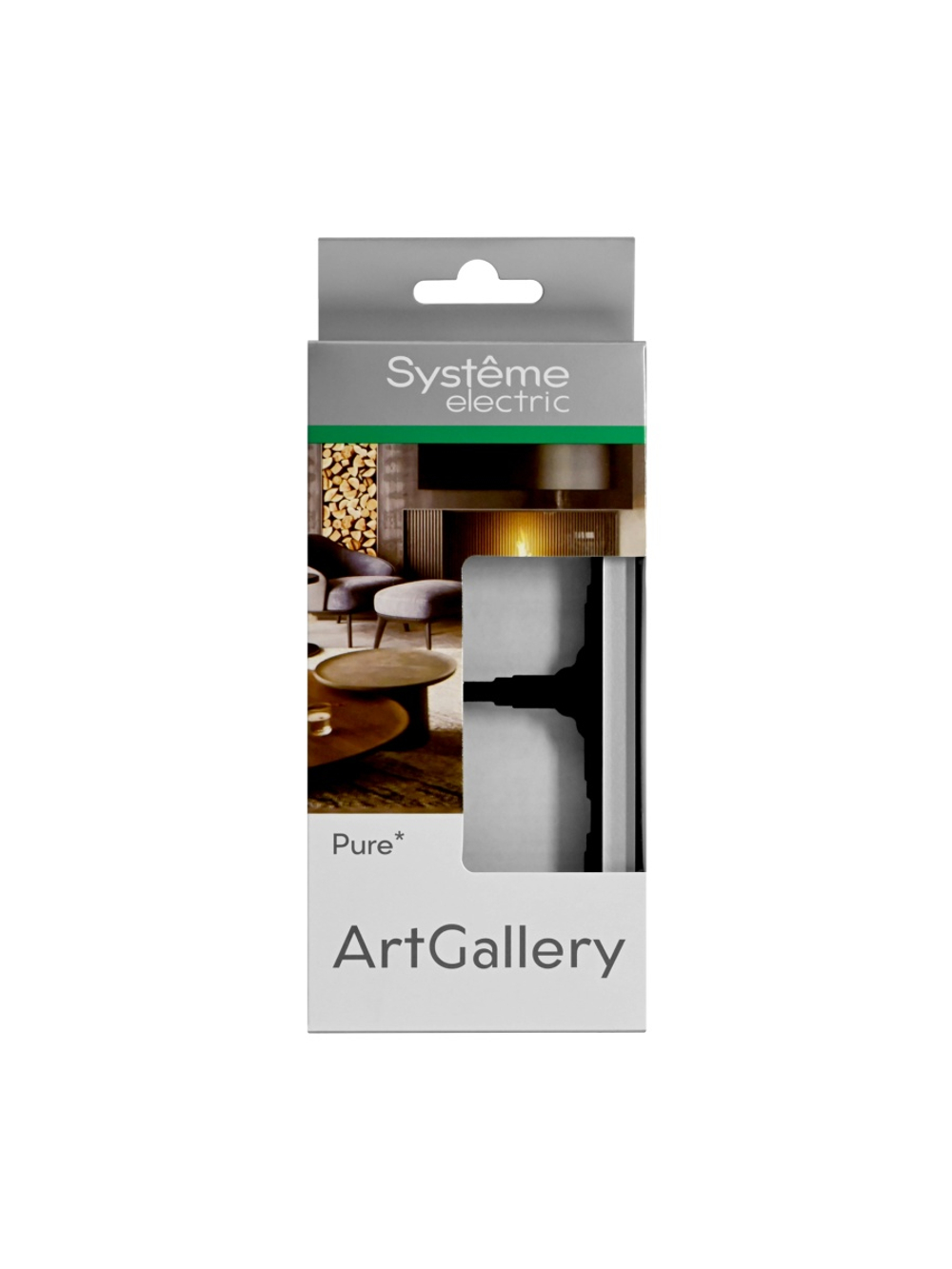 Рамка 2-м ArtGallery Pure органич. стекло алюм. SE GAL320302