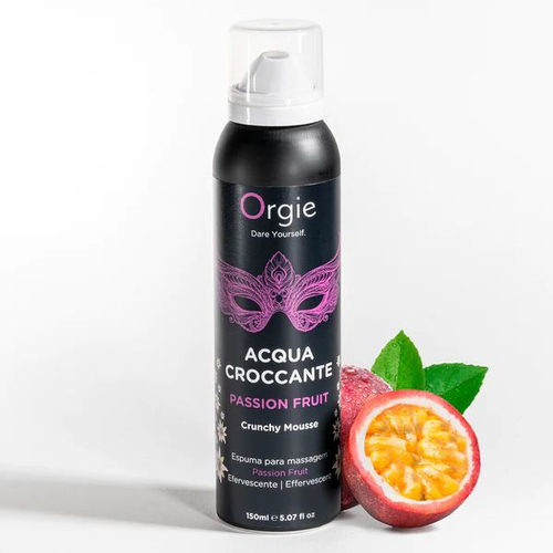 Хрустящая пенка для массажа Orgie Acqua Croccante Passion Fruit 150мл