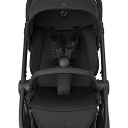 Коляска детская Maxi-Cosi Oxford Plus 3 в 1 с автокреслом CabrioFix Essential graphite 1978390110 PlusTwillic Black/Черный