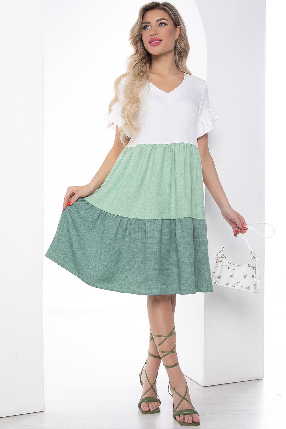 Платье "Летний поцелуй" (грин) П9055 LT Collection