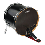 BD18SO1 SoundOff Бесшумный пластик для бас-барабана 18", Evans
