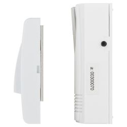 Звонок дверной ЭРА C61 беспроводной белый 32 мелодии | Электрозвонки беспроводные