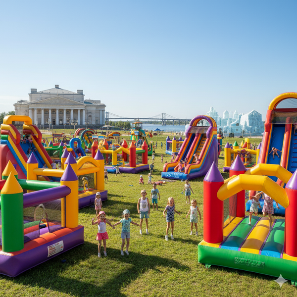 Надувной батут купить в Якутске – БатутМастер 🎉