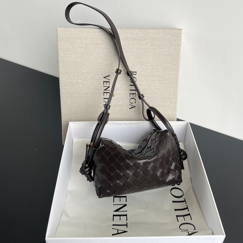 Bottega Veneta Small Loop Cross Body Bag 19 cm