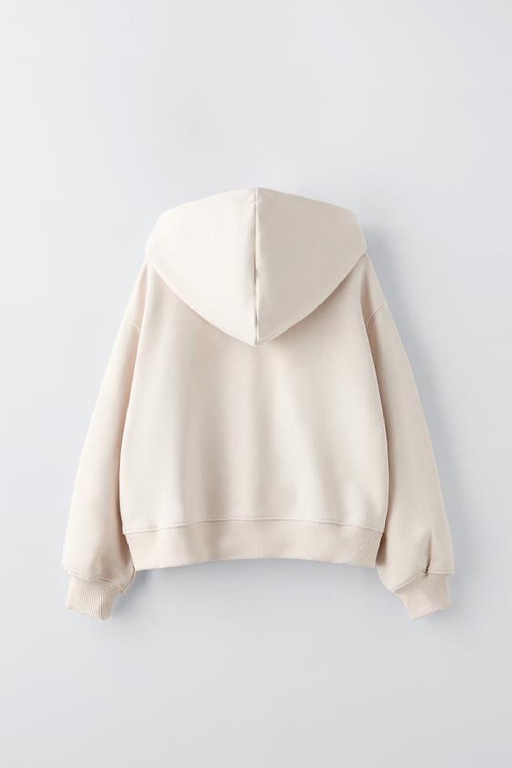 ZARA ХУДИ С ПРИНТОМ «ЛЕБЕДЬ», КАМЕННО-СЕРЫЙ