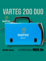 Сварочный полуавтомат 2в1 MIG+MMA VARTEG 200 DUO