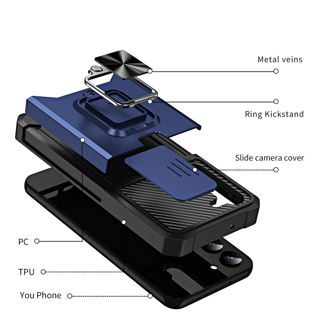 Противоударный чехол Сard Reader Case для Samsung Galaxy S23