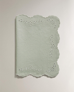 Zara Home сервировочная салфетка из хлопка, вышивка, 50 35 см · 7220/023