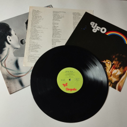 Винтажная виниловая пластинка LP UFO No Heavy Petting (Japan 1976) (No Obi) (Poster) Belladonna