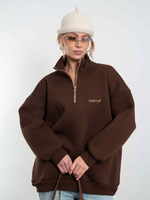 Свитшот на молнии Everest Коричневый