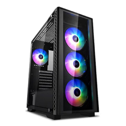 Корпус eATX Deepcool MATREXX 50 ADD-RGB 4F черный, без БП, боковое окно, 2*USB 2.0, USB 3.0, audio