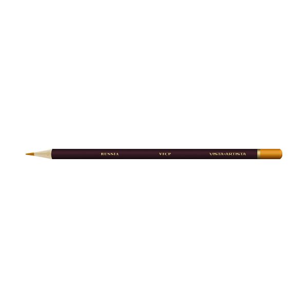 Карандаш цветной заточенный, 6 шт, 223 Кадмиевый оранжевый (Cadmium orange), Vista-Artista VFCP