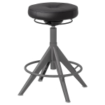 Стул для работы стоя/сидя - IKEA ИКЕА TROLLBERGET, 58х58х80 см, черный глянец