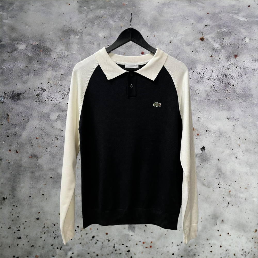 Лонгслив Lacoste • Черно-белый