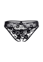 Эротические трусики со вставкой стрейч-сетки на поясе Dora (Размер: 50-52) (Цвет: черный)
