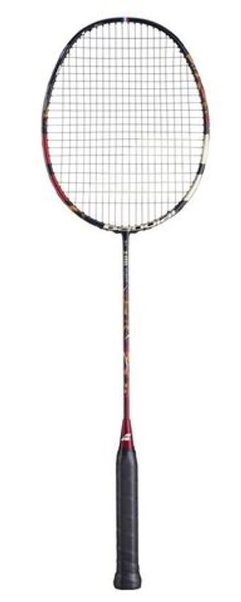 Ракетка для бадминтона Babolat X-Feel Fury Strung - dark red/black/gold