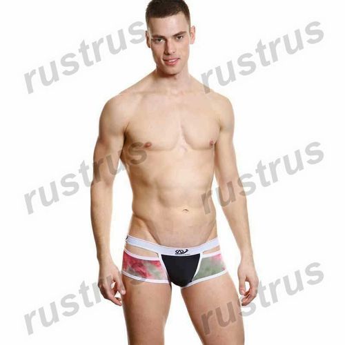 Мужские трусы хипсы розовые WANGJIANG