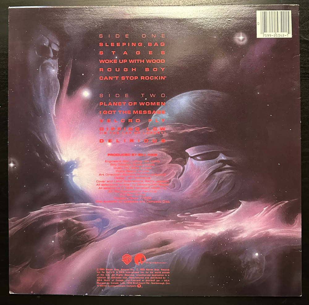 ZZ Top - Afterburner (Канада 1985г.)