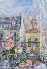 "Утро в Париже"-M593  вышивка