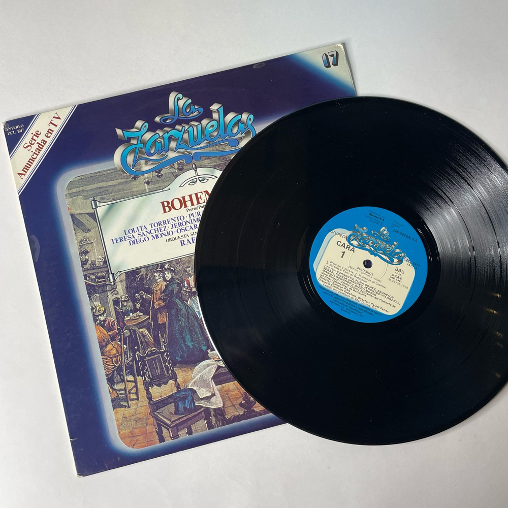 Винтажная виниловая пластинка LP Teresa Berganza, Pablo Sorozabal, Los Burladores Сарсуэла В Трёх Действиях (Испания 1981)
