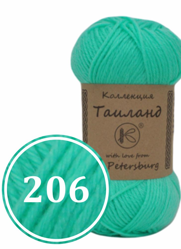 Пряжа синтетическая &quot;Таиланд&quot; 100г (206)