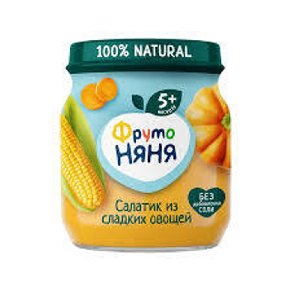 Пюре Фруто Няня 110г Салатик из сладких овощей